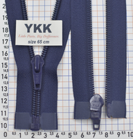 Блискавка YKK спіраль № 5 разьемний 65см № 919