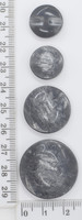 Гудзик коробкою ф28мм = 36шт, ф23мм = 36шт, ф16мм = 36шт