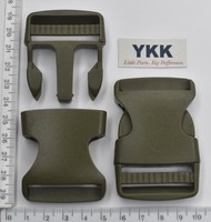 Карабін фастекс  пластм під тасьму шир 38мм суперміцний YKK хакі