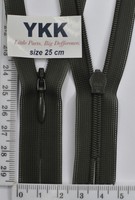 Блискавка спіраль №2 YKK Японія потайна нейлон 25см (080)