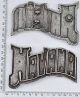 Пряжка бляха (Havana) під ремінь 5см