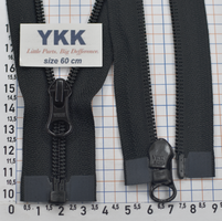 Блискавка 60см YKK Японія спіраль № 5 CIFOR-56-DALHD-E чорна