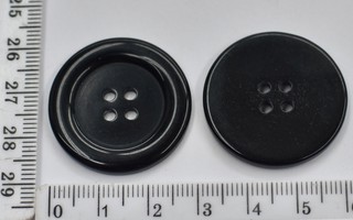 Гудзик на 4отв комплект 32мм  48L чорна