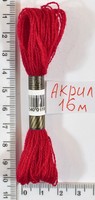 Муліне акрил (16м) №125 т червоний
