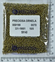 Бісер PRECIOSA №10 / 0 металік №59140 пакет 50 грам