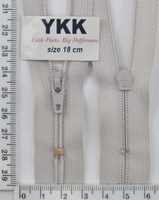 Блискавка спіраль №3 YKK Японія 18см (186) св сірий