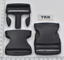 Карабін фастекс  пластм під тасьму шир 50мм суперміцний YKK чорний