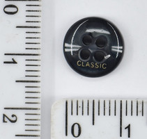 Гудзик Рубашов ф = 11мм "classic" черн-син