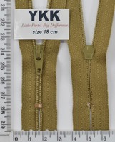 Блискавка спіраль №3 YKK Японія 18см (898) золото