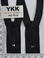 Блискавка юбочно- брючна №3 YKK Японія 13см чорна