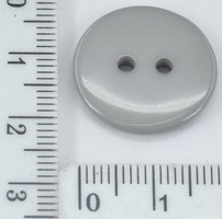 Гудзик ф20мм на 2 отвори св сіра
