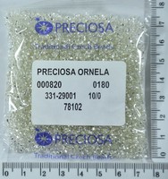 Бісер PRECIOSA №10 / 0 блискучий №78102 пакет 50 грам