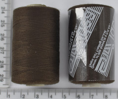 Нитка ideal поліестер № 40 /2 1000ярд (494) т. коричн.