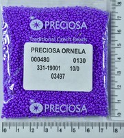 Бісер PRECIOSA №10 / 0 натур №03497 пакет 50 грам