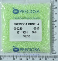 Бісер PRECIOSA №10 / 0 фарбують №38652 пакет 50 грам