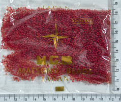 Бісер №11 / 0 "MATSUNO" -Японія (50гр) №807 т.красн-оранж