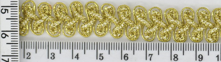 Тасьма парча шир = 1,5 см зол,5м