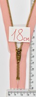 Блискавка 18см метал джинсова № 4,5 YKK Японія троянд 