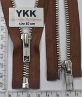 Блискавка 80см метал алюм № 5 YKK Японія 