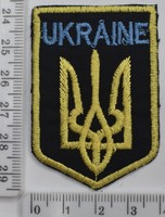 Аплікація термо клейова 5,8х 4см чорна