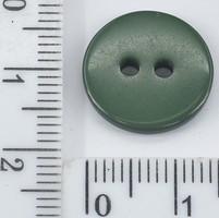 Гудзик ф15мм на 2 отвори зелений