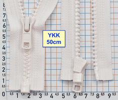 Блискавка трактор № 5 YKK Японія 50см  світло рожев барвінков (929)