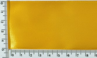 Стрічка атласна шир 50мм жовто золотий