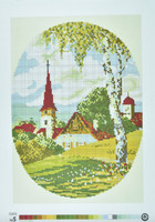 Друк на вишів.ткані (Польща) 30 * 40см №5