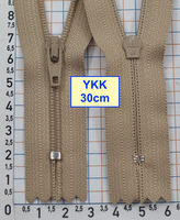 Блискавка 30см спіральна №3 YKK Японія  бежев (649)