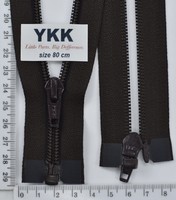 Блискавка спіраль №5 YKK Японія разьемний 80см (141) т коричн