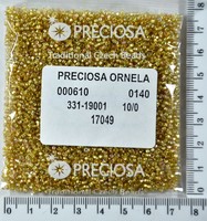 Бісер PRECIOSA №10 / 0 блискучий-Райдужний №17049 пакет 50 грам