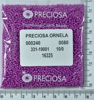 Бісер PRECIOSA №10 / 0 натурал №16325 пакет 50 грам