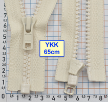 Блискавка трактор № 5 YKK Японія 65см  блідо бежево молочн (1010)