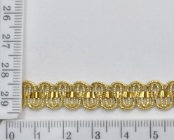 Тесьма парча шир 10мм №9471 золото