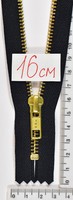 Блискавка метал №5 YKK Японія 16см золото