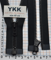 Блискавка 65см YKK Японія трактор № 3 VSOR-36-DA-E-P12N чорна
