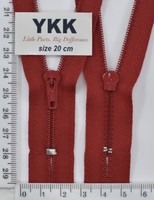 Блискавка спіраль №3 YKK Японія 18см (519) т черв