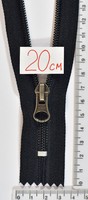 Блискавка спіраль №5 YKK Японія шевська 20см хор.бегун чорна