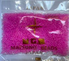 Бісер №11 / 0 "MATSUNO" -Японія (50гр) №855 перл розов