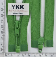 Блискавка YKK спіраль №5 разьемний 65см (151) зелен