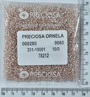 Бісер PRECIOSA №10 / 0 блискучий №78212 пакет 50 грам