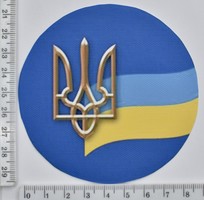 Аплікація клейовий друк спец фарбою ф=9см