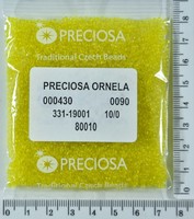 Бісер PRECIOSA №10 / 0 прозорого №80010 пакет 50 грам