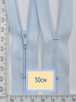 Блискавка спіраль №3 плательная 30см блакитна