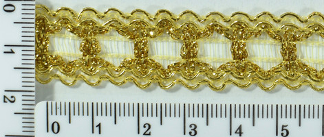 Тасьма люрекс парча шир 1,8см (8288) зол