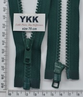 Блискавка трактор №5 YKK Японія разьемний 75см (295) т зелен