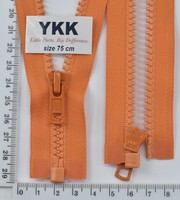 Блискавка трактор №5 YKK Японія разьемний 75см (006) помаранч