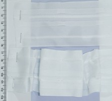 Тасьма шторна х / б + п / е середня шир 6см на 2 нитки бантова с 93
