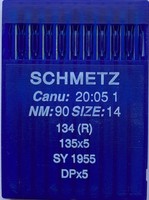 Голки 134 R (DPx5) № 90 для прямострокових пром шв машин SCHMETZ Німеччина