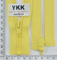 Блискавка YKK спіраль №5 разьемний 65см (504) жовтий